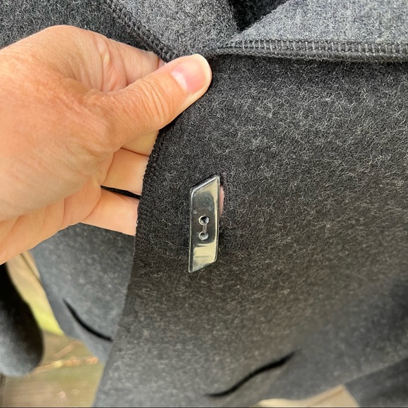 Jillian Jones Wool Blend Reversible Single Button Closure Jacket Sz LP - Picture 5 of 12